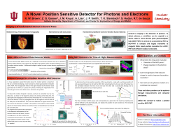 A Novel Position Sensitive Detector for Photons and Electrons