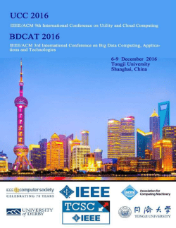 IEEE/ACM International Conference on Big Data Computing