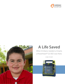 A Life Saved - Cardiac Science