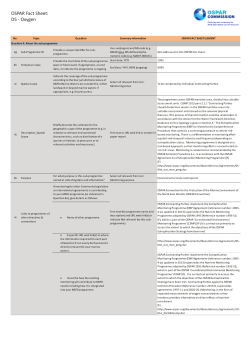 OSPAR Fact Sheet: D5