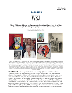 The Wall Street Journal Diana Widmaier-Picasso on