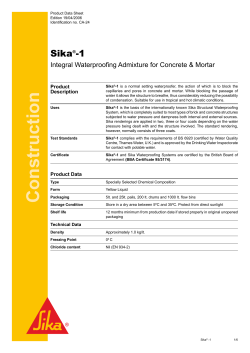 Sika&reg;-1