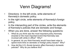 Kennedy Venn Diagrams