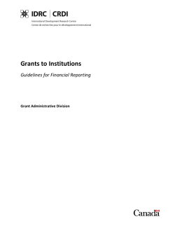 Guidelines for Financial Reporting