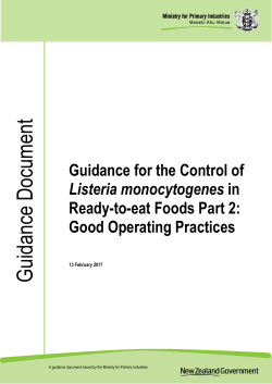Good Operating Practices