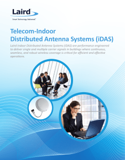 Telecom-Indoor Distributed Antenna Systems (iDAS)