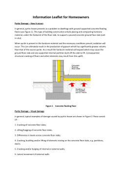 Information Leaflet for Homeowners