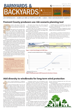 Fremont County producers use risk scenario planning tool Add