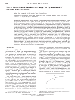 Effect of Thermodynamic Restriction on Energy