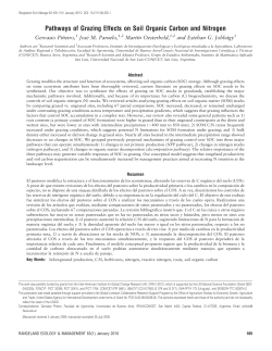 Pathways of Grazing Effects on Soil Organic Carbon and