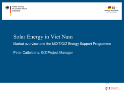 Solar Energy in Vietnam