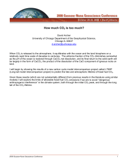 How much CO2 is too much?