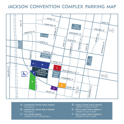 Jackson Convention Complex Parking Map