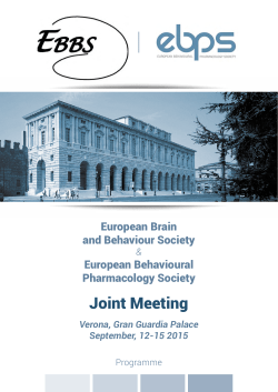 ebbs ebps verona 2015 joint meeting