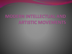 MODERNLITERARY AND ARTISTIC