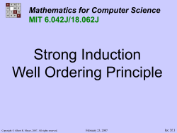 Proving the Claim by Induction Inductive step.