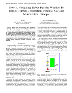 How A Navigating Robot Decides Whether To Exploit Human