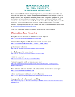 Thinning Ozone Layer (Grades 4-8)