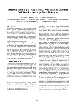 Effective Indexing for Approximate Constrained Shortest Path