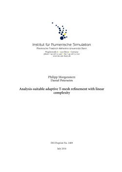Analysis-suitable adaptive T-mesh refinement