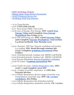 HW: Finish lab worksheet, due Thursday