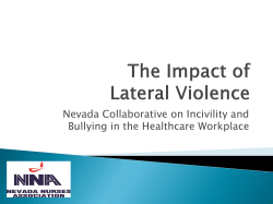 The Impact of Lateral Violence - Nurses Organization of Veterans