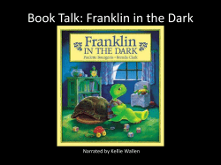 Book Talk: Franklin in the Dark - Children`s Literature Book Reviews