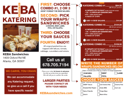 Emory - KEBA Sandwiches