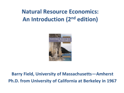 Role of Economics