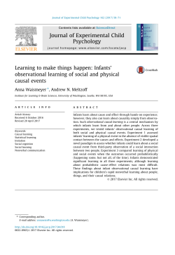Infants&acirc;&euro;&trade; observational learning of social and physical causal