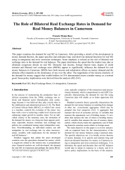 The Role of Bilateral Real Exchange Rates in Demand for Real