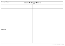 Theory A Theory B Worksheet