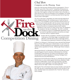 Chef Ben - Governors Club