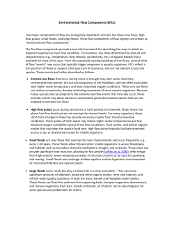 Environmental Flow Components
