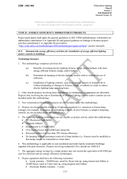 Draft methodology SSC-II.N &ldquo;Demand