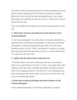 Real and Fake Essay - The New School Portfolio