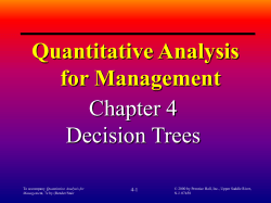 Quantitative Analysis for Management