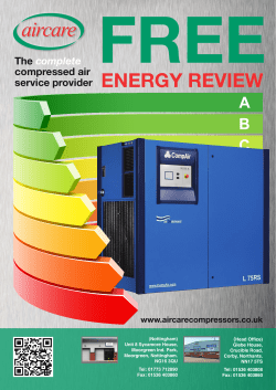 energy review - Aircare Compressor Services Ltd