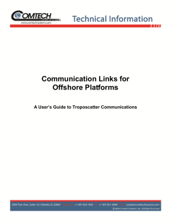 Communication Links for Offshore Platforms