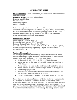 species fact sheet - USDA Forest Service