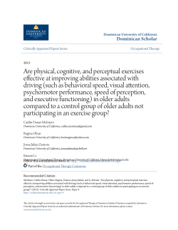 Are physical, cognitive, and perceptual exercises effective at