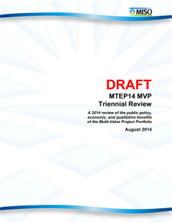MTEP14 MVP Triennial Review Report