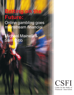 Betting on the Future: Online Gambling Goes Mainstream