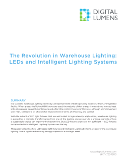 LEDs and Intelligent Lighting Systems