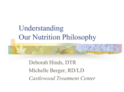 Castlewood philosophy - Castlewood Treatment Center