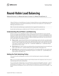 Round-Robin Load Balancing
