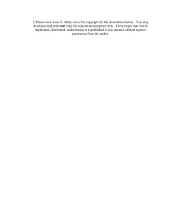 chapter one - Andrews University