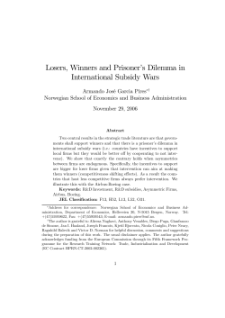 Losers, Winners and Prisoner`s Dilemma in