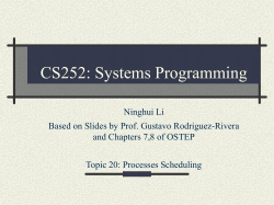 CS354: Operating Systems - Purdue Computer Science