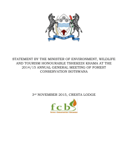 - Forest Conservation Botswana